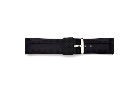 STR-4658 New Diamond Style Rubber Watch Band