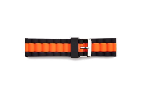 STR-4660 Center Color Style Rubber Watch Band