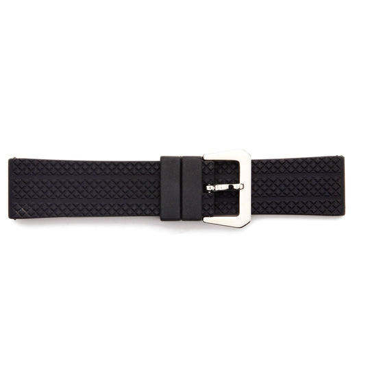 STR-4598 Diamond Panerai Style Regular Rubber Watch Straps