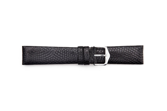 STR-4462S Flat Lizard Grain Short Watch Strap