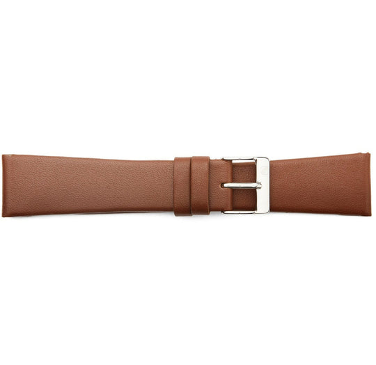 STR-4542 Flat Calf Leather Regular Watch Strap