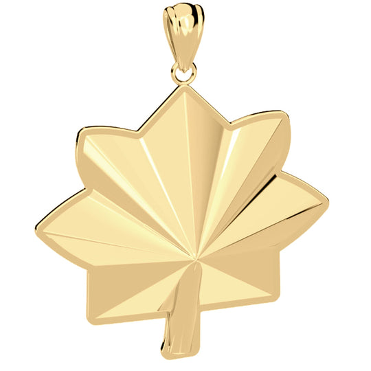 Men's 10k or 14k Yellow US Marine Corps Major Officer Pendant