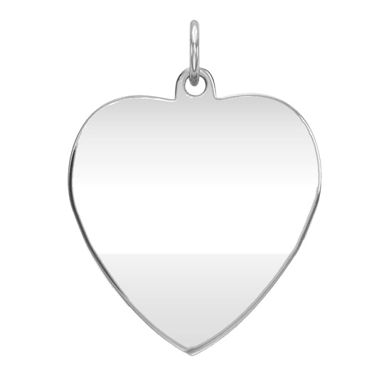 Heart Engravable Disc Plate in Multiple Sizes