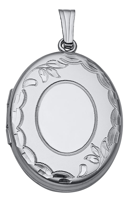 Sterling Silver Oval Locket