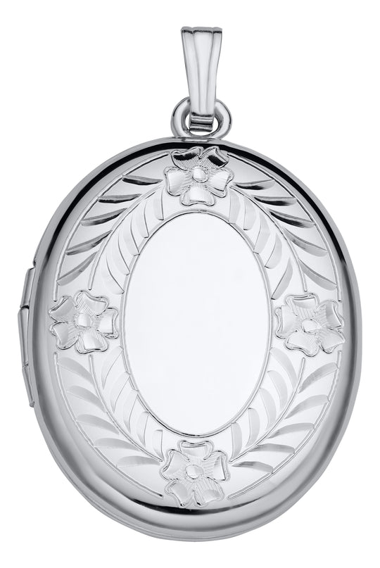 Sterling Silver Oval Locket