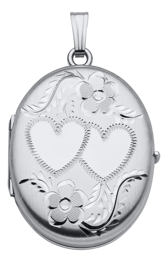 Sterling Silver Oval Locket