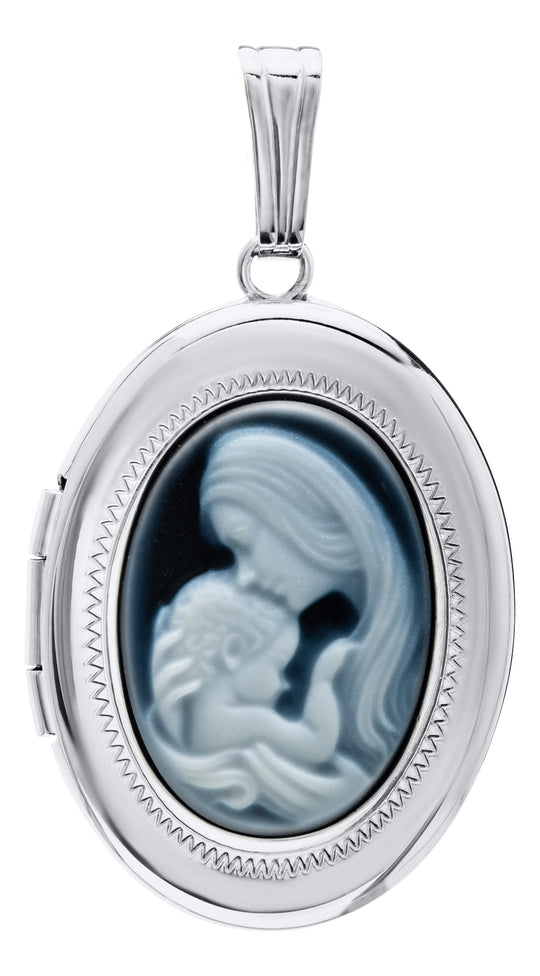 14kw Oval Locket