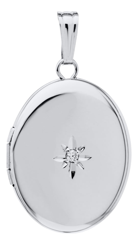14kw Oval Locket