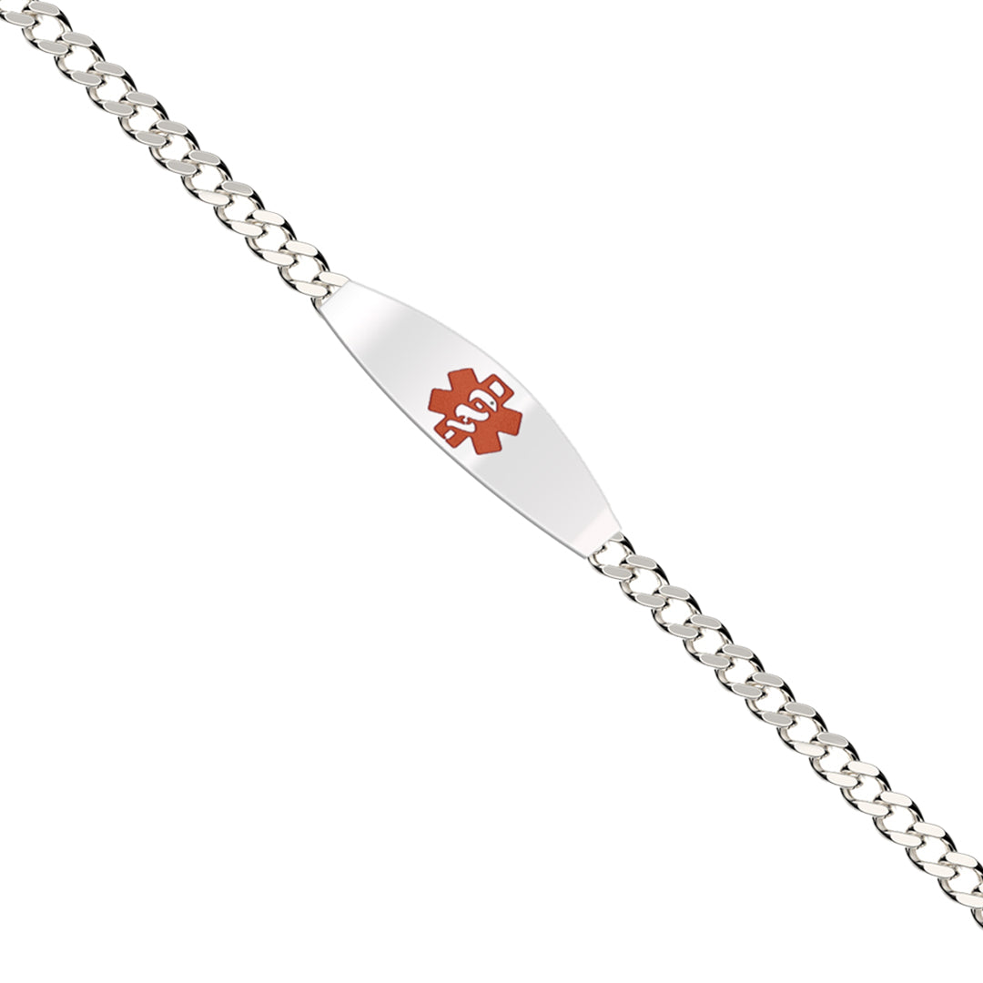 Purchase Sterling Silver Classic Red Bracelet | Universal Medical ID