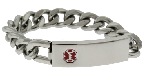 DOC TOCK Stainless Steel Medical ID Bracelet
