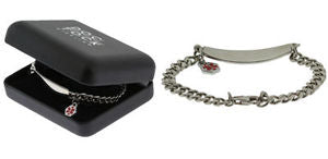 Ladies DOC TOCK Sterling Silver Medical ID Bracelet